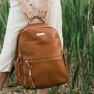 Lily Jade Leather diaper  Backpack